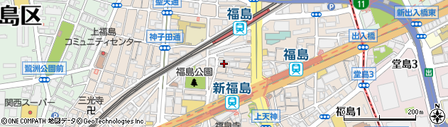 味十味 福島店周辺の地図