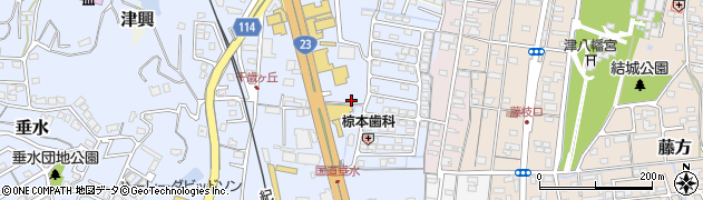 三重県津市垂水133周辺の地図
