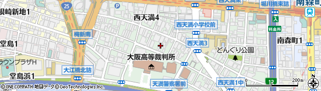 中宮画廊　本店周辺の地図