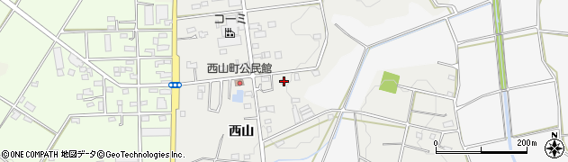 愛知県豊橋市西山町西山366周辺の地図