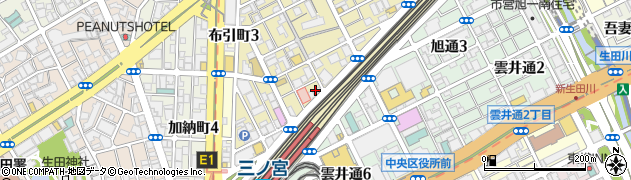 神戸三宮むつう整体院周辺の地図