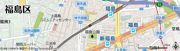 魚屋 十忠八九　福島本店周辺の地図