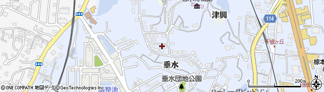 三重県津市垂水2985周辺の地図