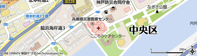 神戸赤十字病院周辺の地図