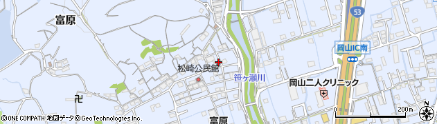 岡山県岡山市北区富原1883周辺の地図
