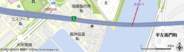 株式会社中志テント周辺の地図