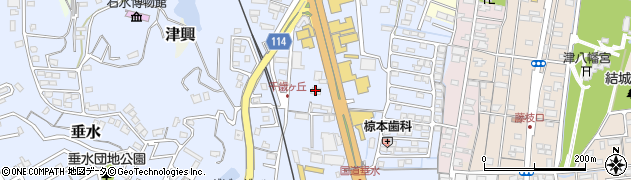 三重県津市垂水132周辺の地図