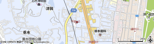 三重県津市垂水152周辺の地図