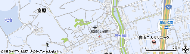 岡山県岡山市北区富原2096周辺の地図