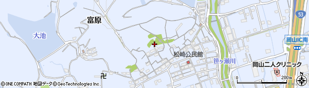 岡山県岡山市北区富原1966周辺の地図