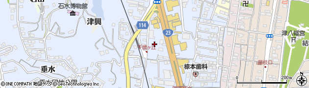 三重県津市垂水151周辺の地図