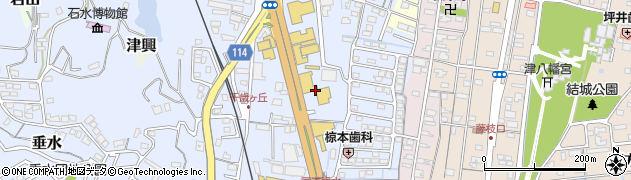 三重県津市垂水119周辺の地図