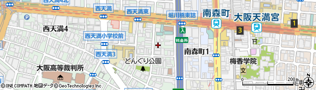 大阪天満法律事務所周辺の地図