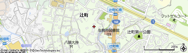ロイヤルアーク東生駒管理室周辺の地図