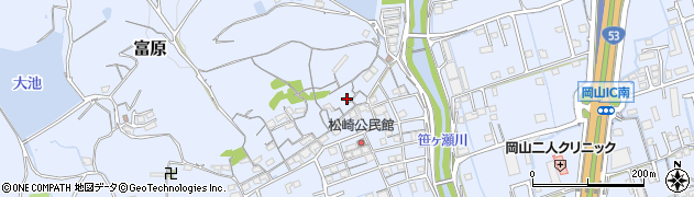 岡山県岡山市北区富原2094周辺の地図