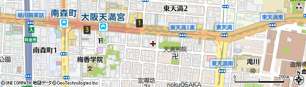 ＥＣＣ法人事業課大阪センター周辺の地図
