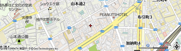 芦屋女性調査事務所　神戸相談室周辺の地図