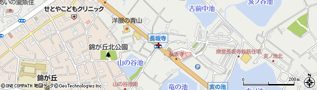 長坂寺周辺の地図