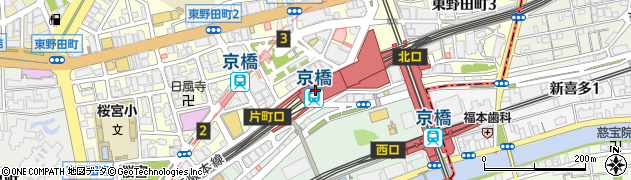 フジオ軒 京阪モール店周辺の地図