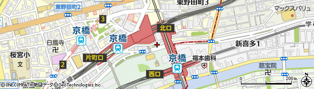 ファロス個別指導学院　京橋駅前教室周辺の地図