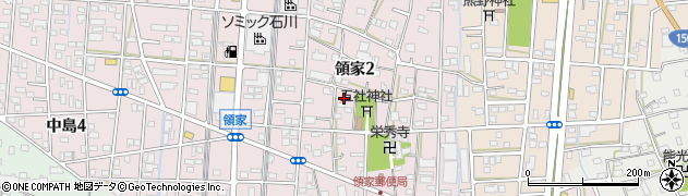 静岡県浜松市中央区領家周辺の地図