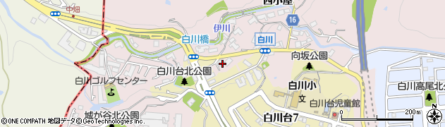 兵庫県神戸市須磨区白川（堂ノ前）周辺の地図