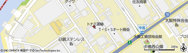日本物流ネットワーク名阪株式会社周辺の地図