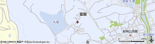 岡山県岡山市北区富原1821周辺の地図