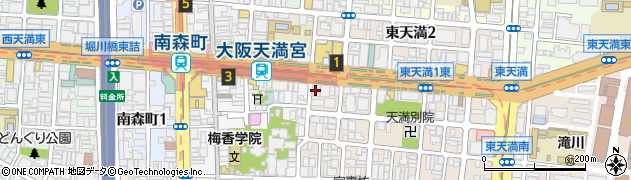 さくら幸子探偵事務所・大阪支店周辺の地図