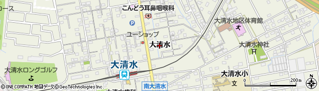 愛知県豊橋市大清水町（大清水）周辺の地図