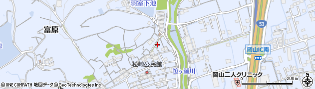 岡山県岡山市北区富原2145周辺の地図