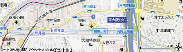ドラッグストアコスモス鴻池徳庵店周辺の地図