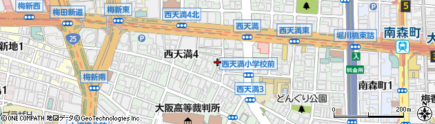 本場ソウルの味 味家 梅田本店周辺の地図