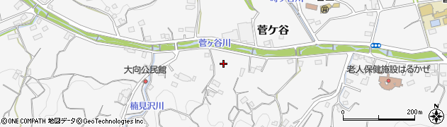 菅ケ谷川周辺の地図