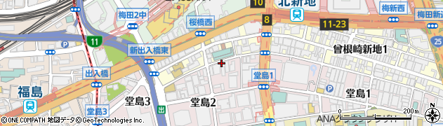 大阪府大阪市北区堂島2丁目2-25周辺の地図