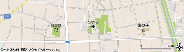 定光寺周辺の地図