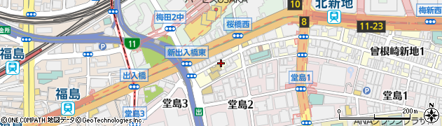 【車高155cmまで】ジンオートレンタカー梅田営業所駐車場【ミドルルーフ】周辺の地図