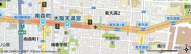 堀川小学校前周辺の地図
