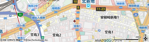 堂島グラッチェ　本店周辺の地図