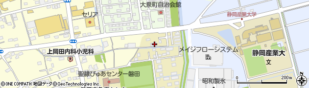 静岡県磐田市上大之郷2周辺の地図