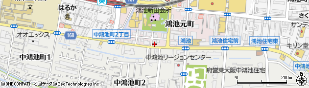 大阪府東大阪市鴻池元町5-20周辺の地図