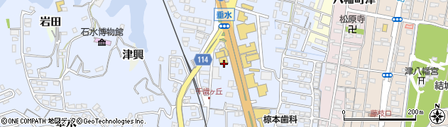 三重県津市垂水128周辺の地図