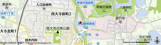 シャリエ西大寺管理事務所周辺の地図
