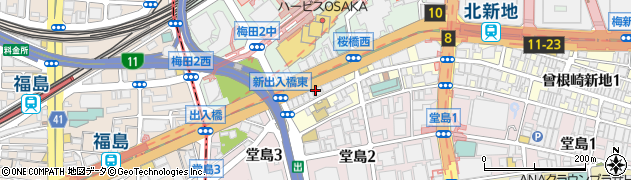 株式会社エフエム東京　関西支社周辺の地図
