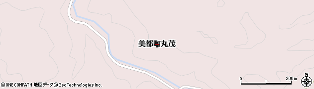 島根県益田市美都町丸茂周辺の地図