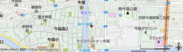 大阪府大阪市城東区今福南周辺の地図