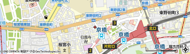英会話カフェ・ペラペライングリッシュ　京橋店周辺の地図