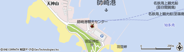 師崎港旅客船発着所（名鉄海上観光船）周辺の地図