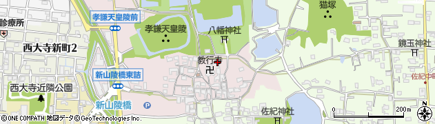 奈良県奈良市山陵町39周辺の地図