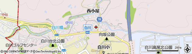 兵庫県神戸市須磨区白川（上側地）周辺の地図